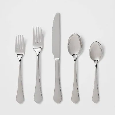 20pc Lyons 18/10 Stainless Steel Flatware Set - Threshold Signature