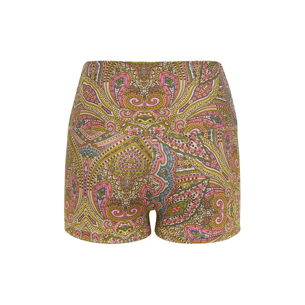 Ali Paisley Micro Bike Short