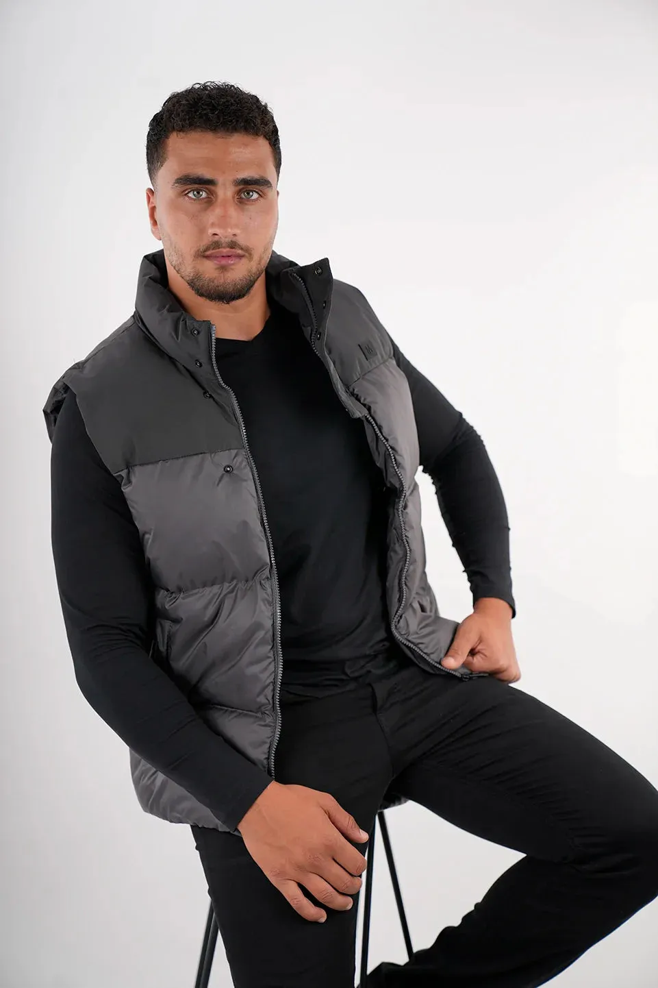 Antra Puffer Vest With Side Pockets