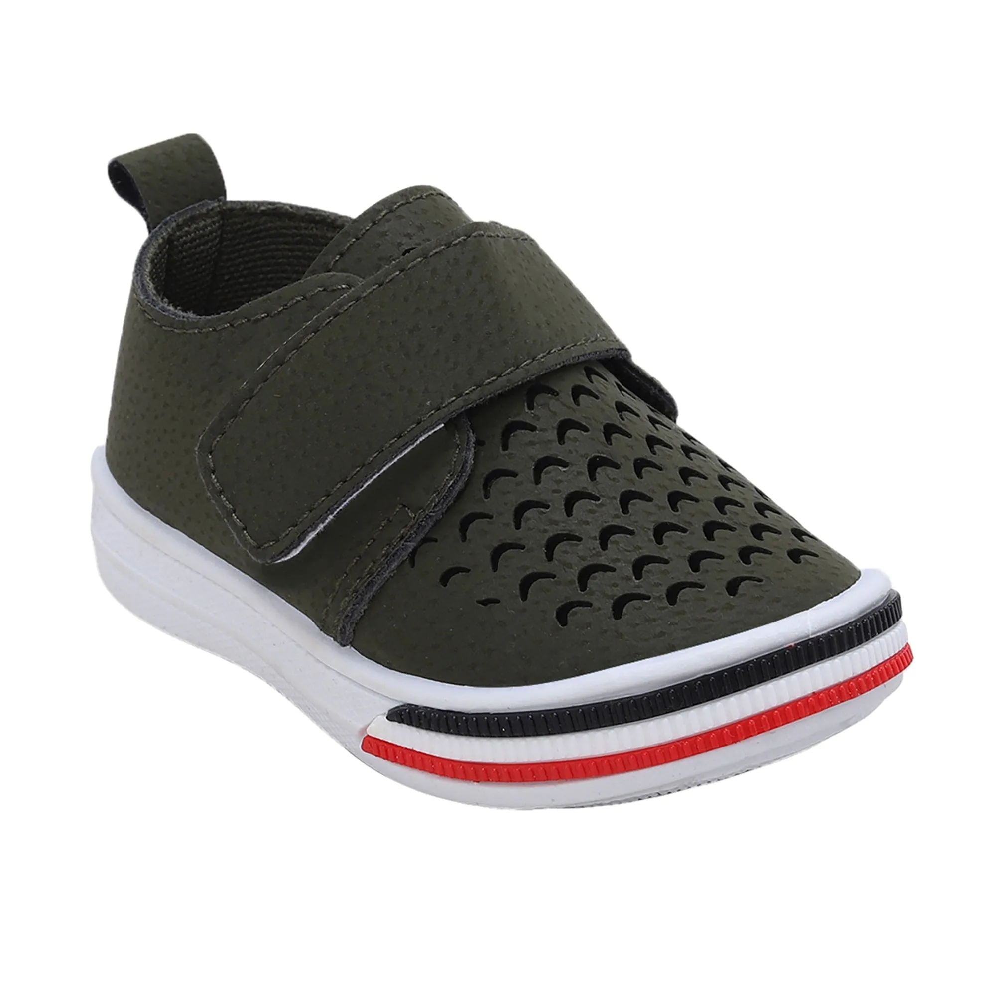 Baby Moo Breathable Velcro Strap Anti-Skid Chu Chu Sound Sneakers - Green