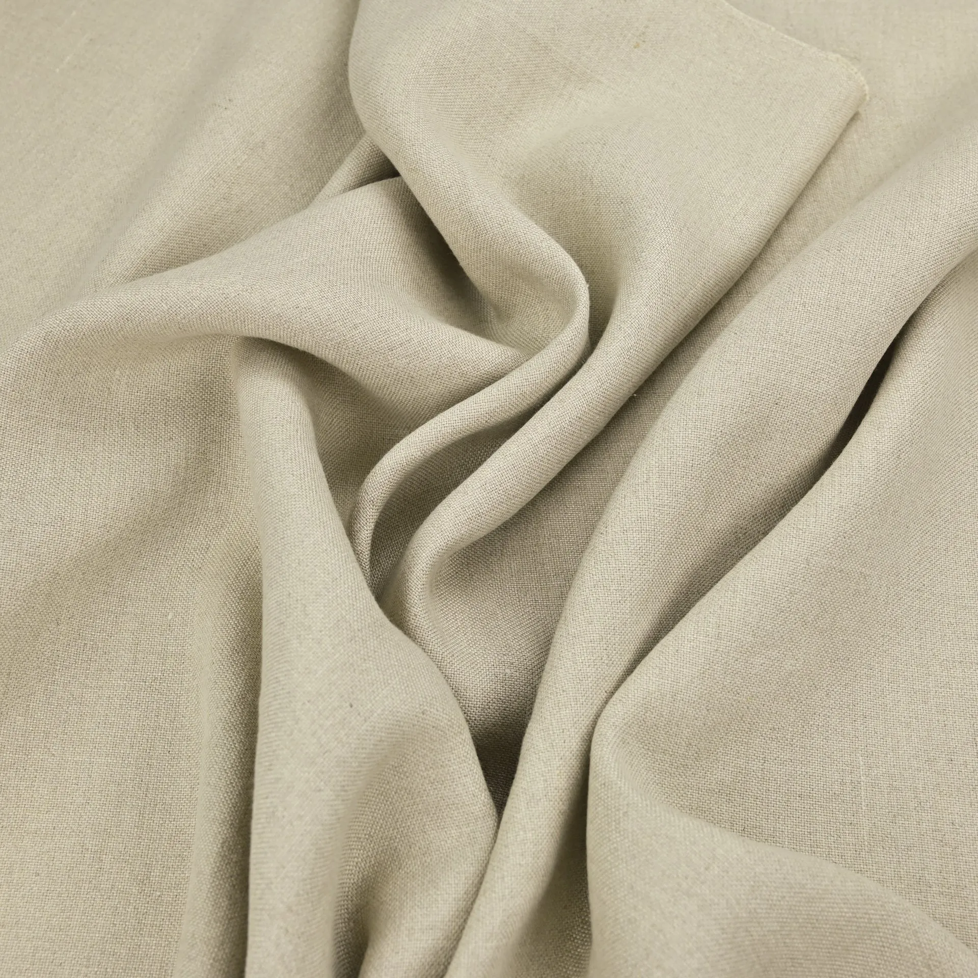 Beige Linen Fabric 97194