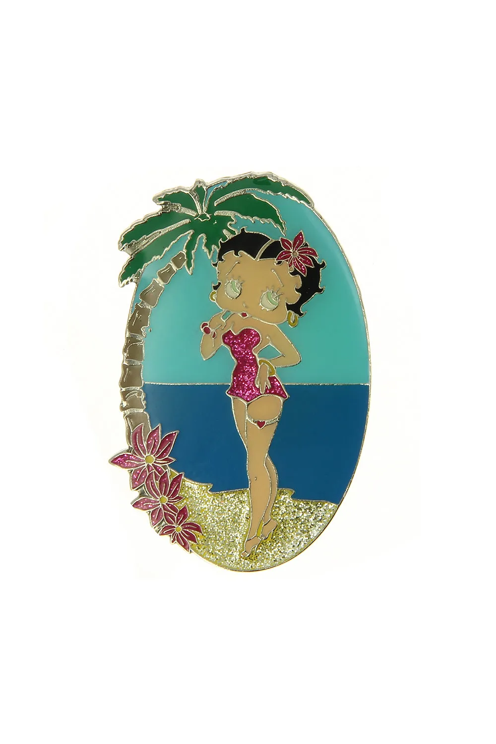 Betty Boop Lapel Pin(Paradise,Swimsuit)