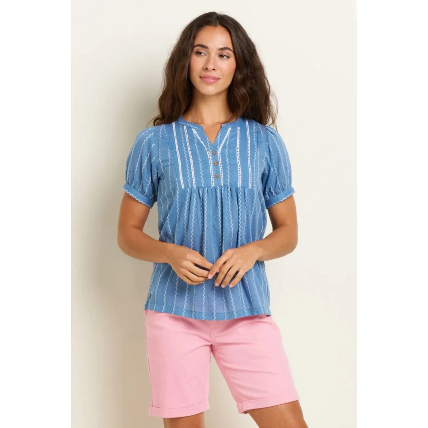 Brakeburn 20 Blue Sadie Blouse