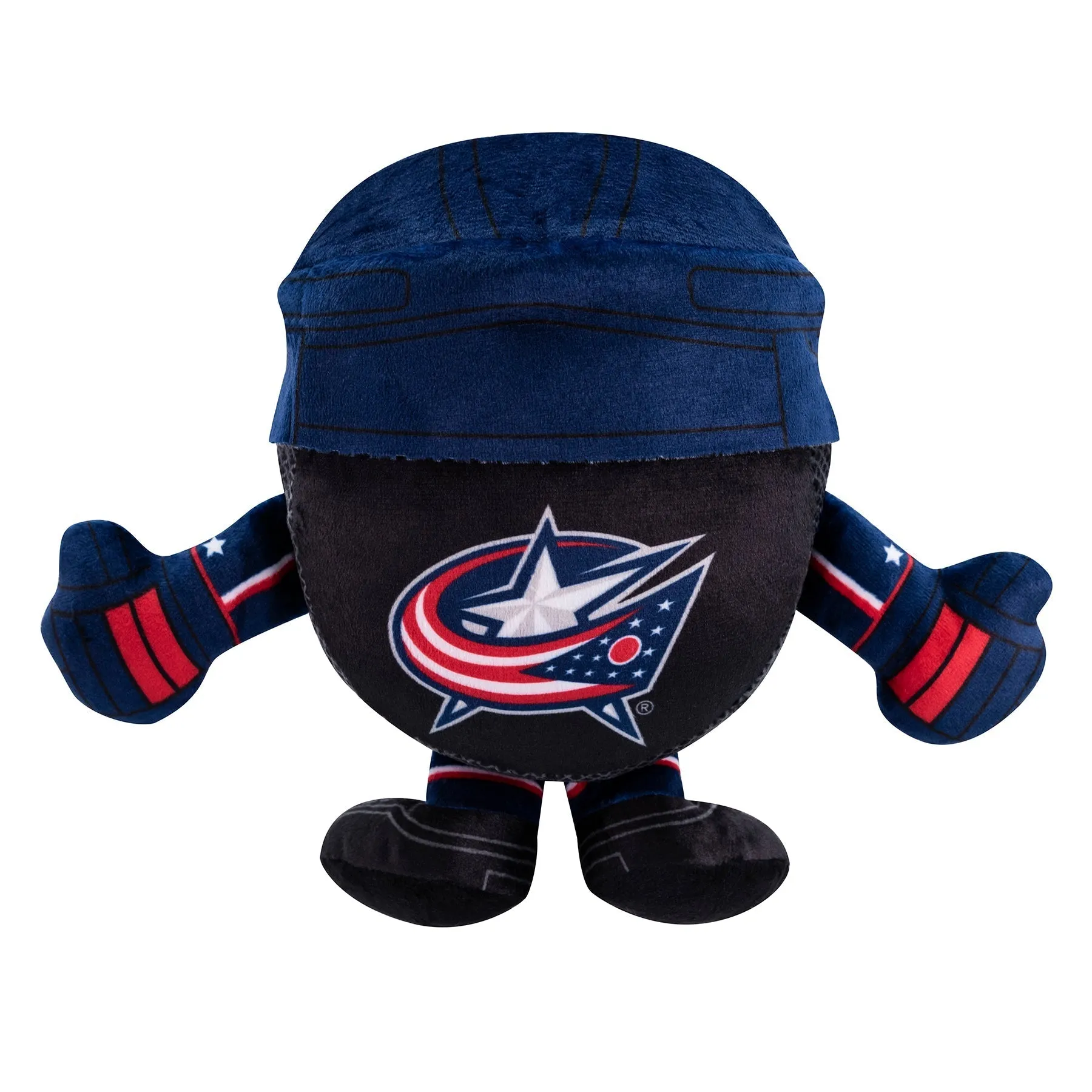 Columbus Blue Jackets Bundle: Stinger 10" Plush & Blue Jackets Puck Kuricha Plush