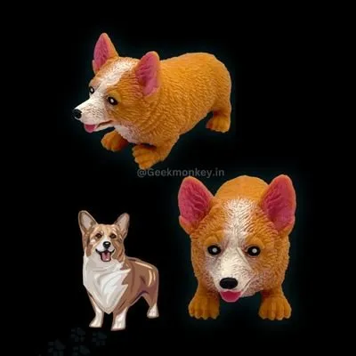 Corgi Decompression Toy - Squishy Doggy