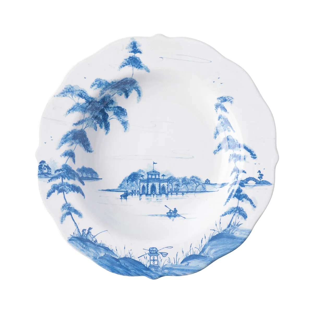 Country Estate Pasta/Soup Bowl - Delft Blue