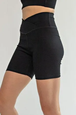 Dale Ribbed Biker Short Pants With Pockets *FINAL SALE*