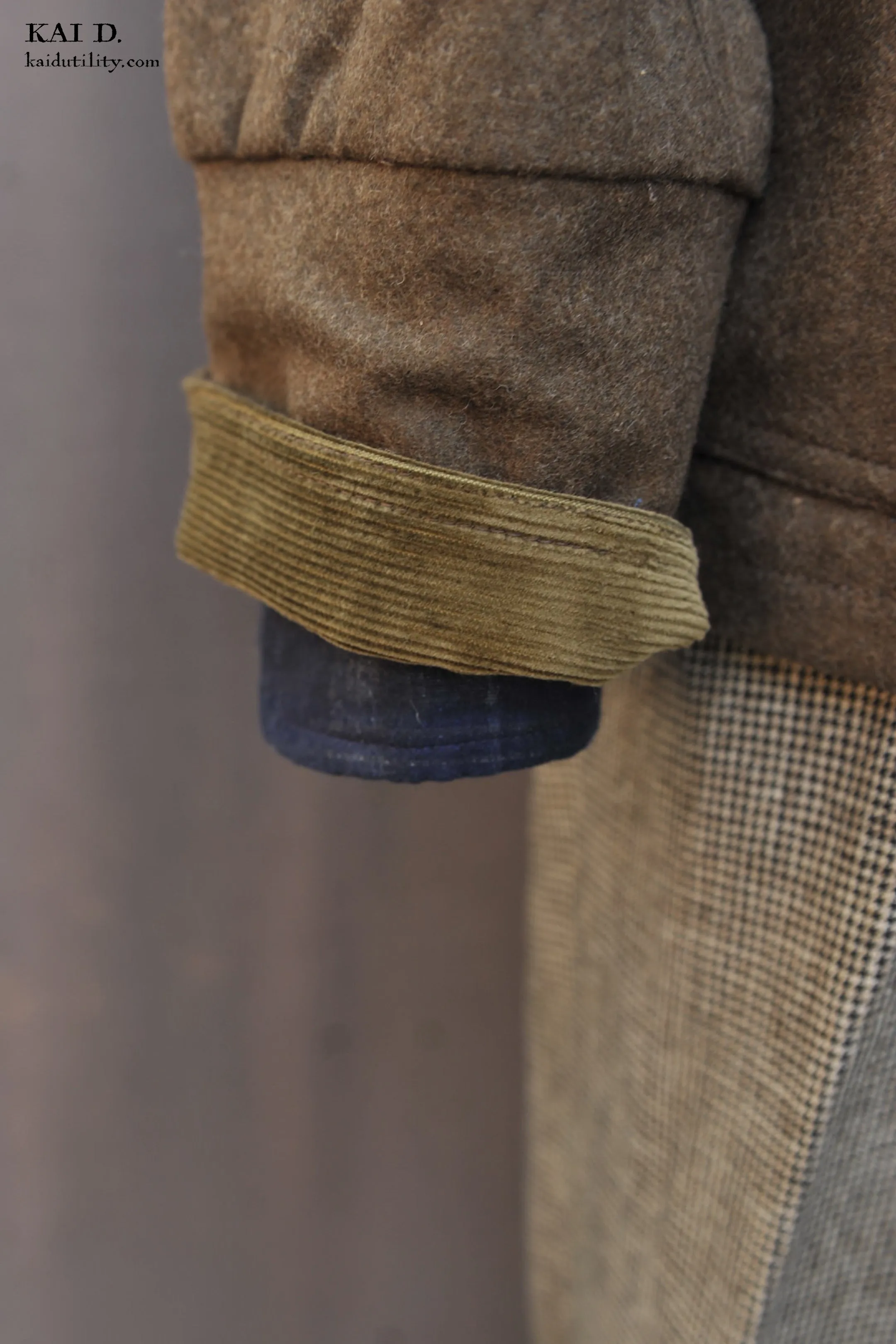 Degas Work Jacket - Olive Wool Felt - M