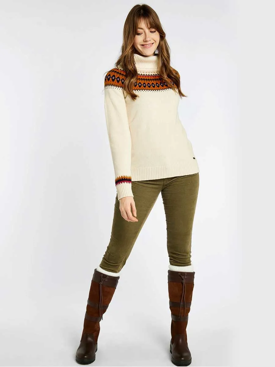 DUBARRY Riverdale Fair Isle Knitted Sweater - Women's - Chalk