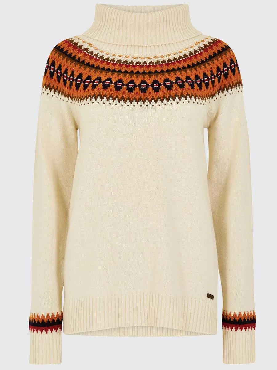 DUBARRY Riverdale Fair Isle Knitted Sweater - Women's - Chalk