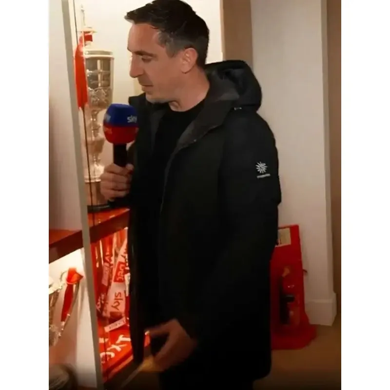 Gary Neville's Hooded Coat