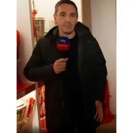 Gary Neville's Hooded Coat