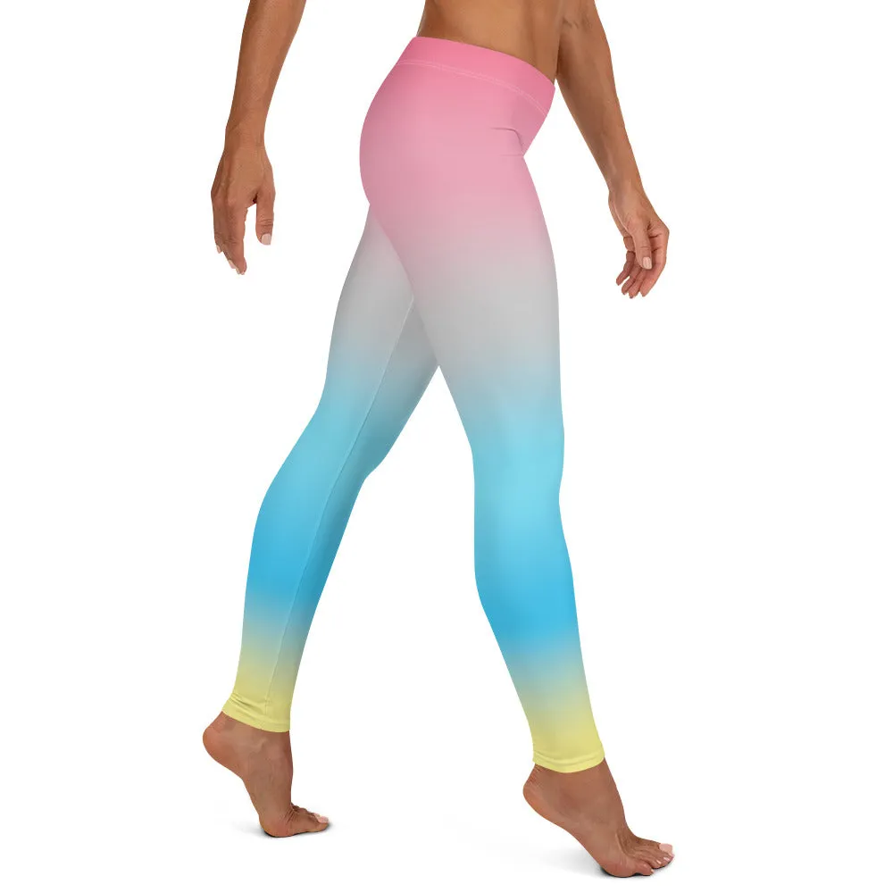 Genderflux Pride Women's Leggings Yoga Pants - Ombre