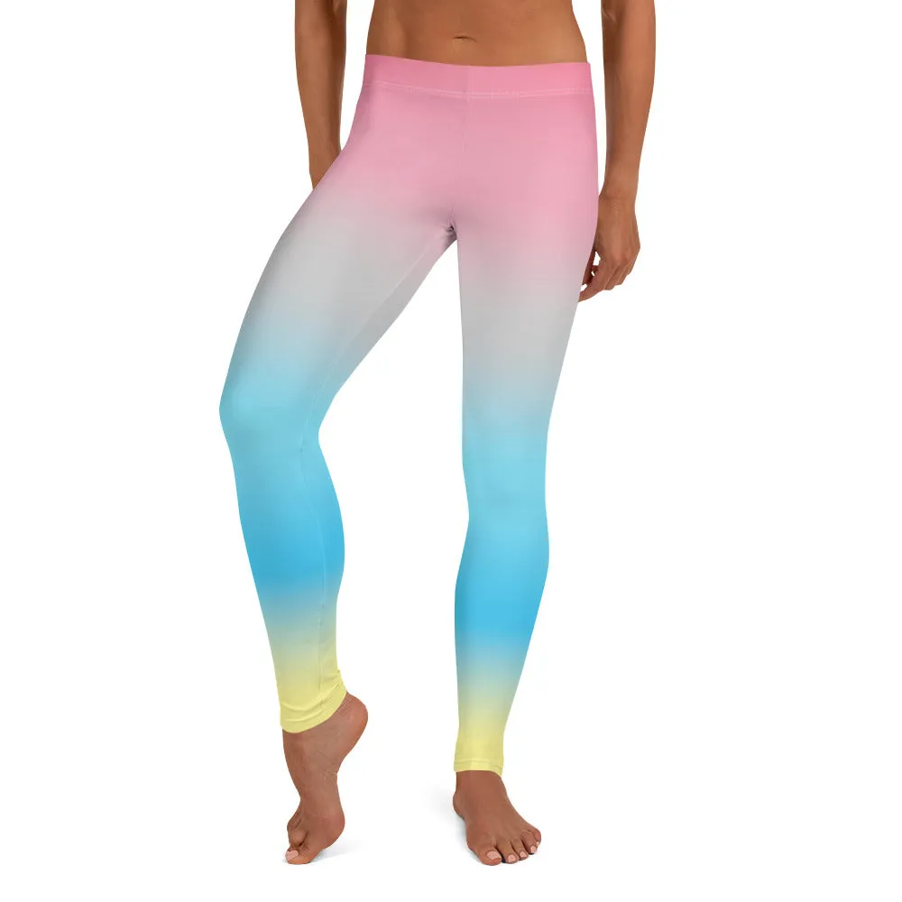 Genderflux Pride Women's Leggings Yoga Pants - Ombre