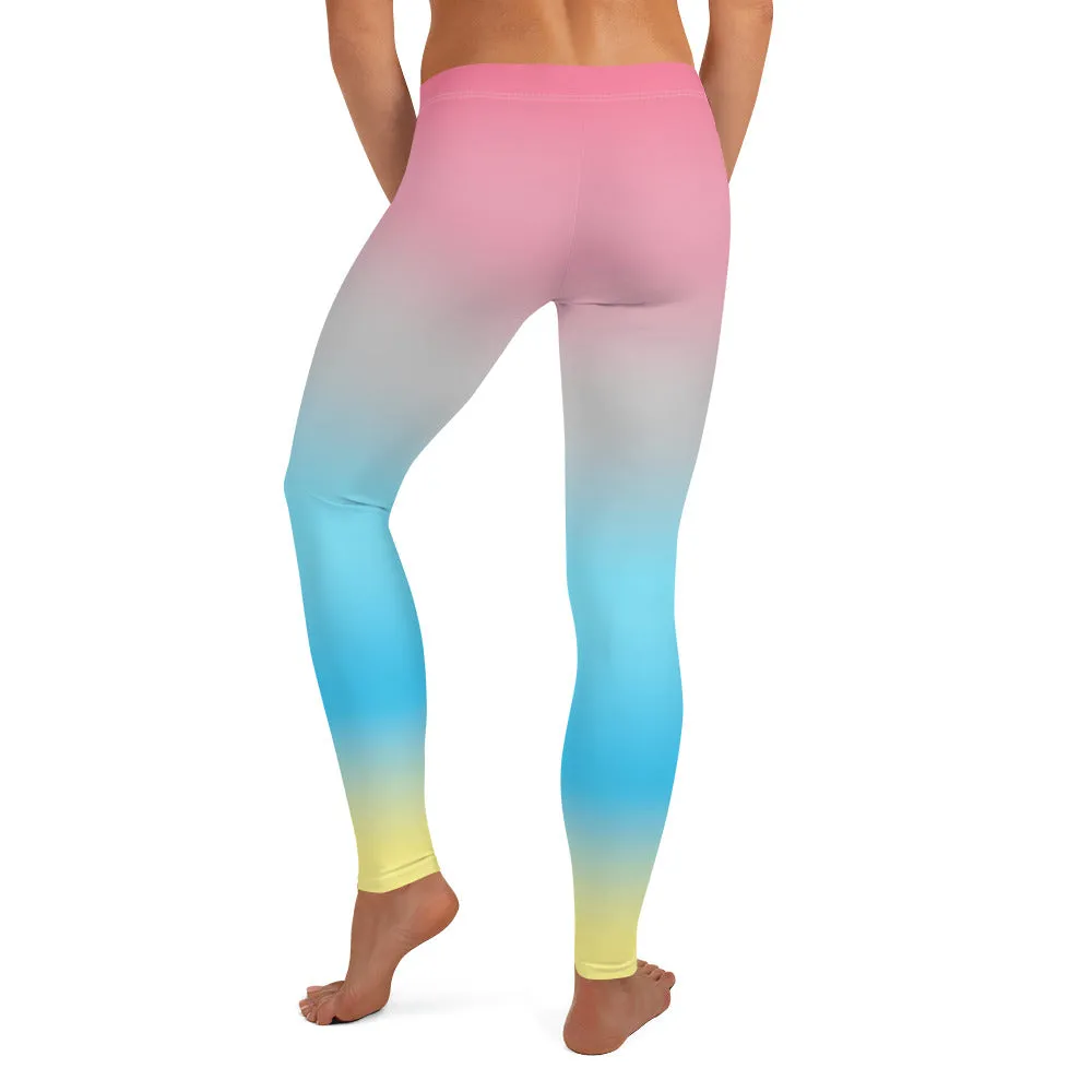 Genderflux Pride Women's Leggings Yoga Pants - Ombre