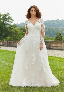 Julietta - 3346 - Emilia - Cheron's Bridal, Wedding Gown