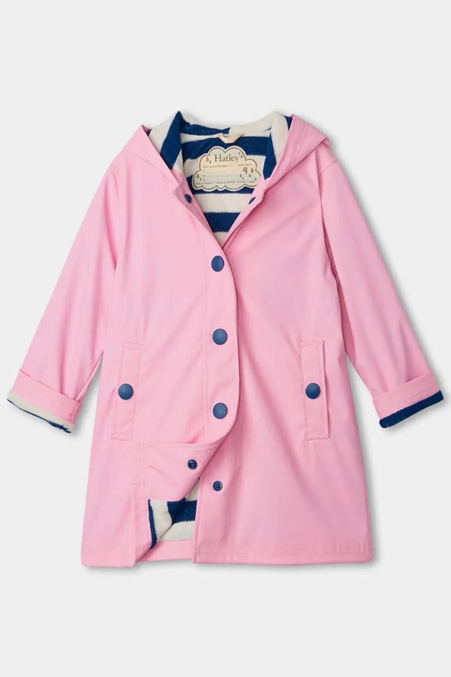 Kids Rain Jacket Hatley Splash Pink