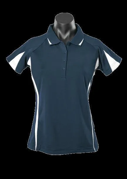 Ladies Eureka Polo Navy/White