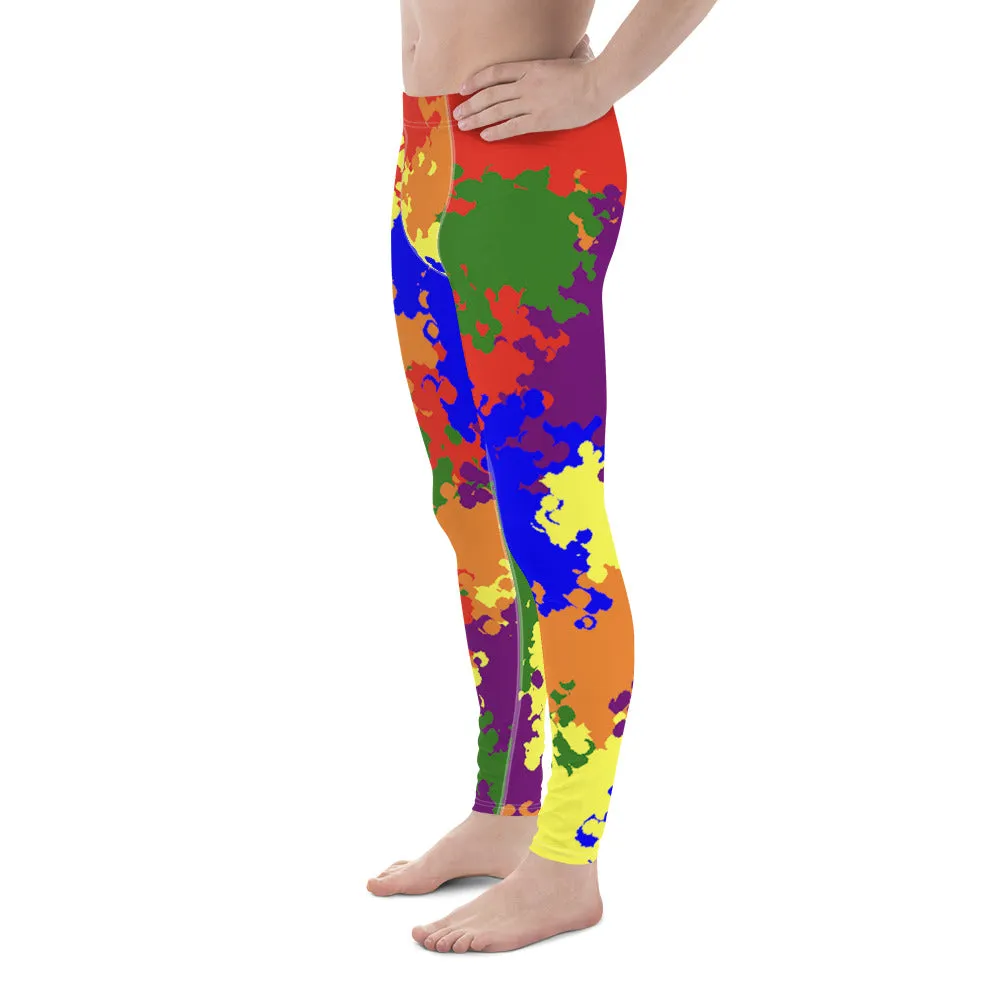 LGBTQ Pride Men's Leggings Yoga Pants - Camouflage