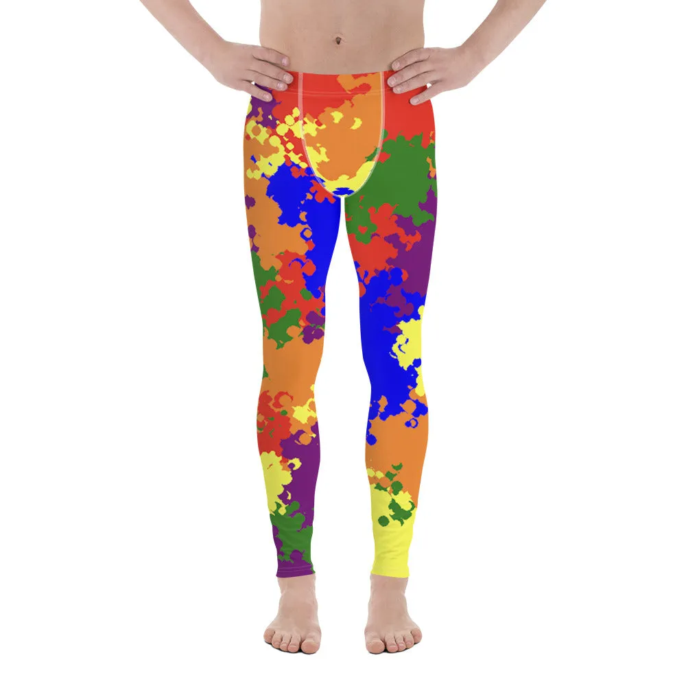 LGBTQ Pride Men's Leggings Yoga Pants - Camouflage