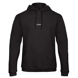 Lightweight Script Hoodie Black