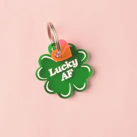 Lucky AF Personalized Pet Tag