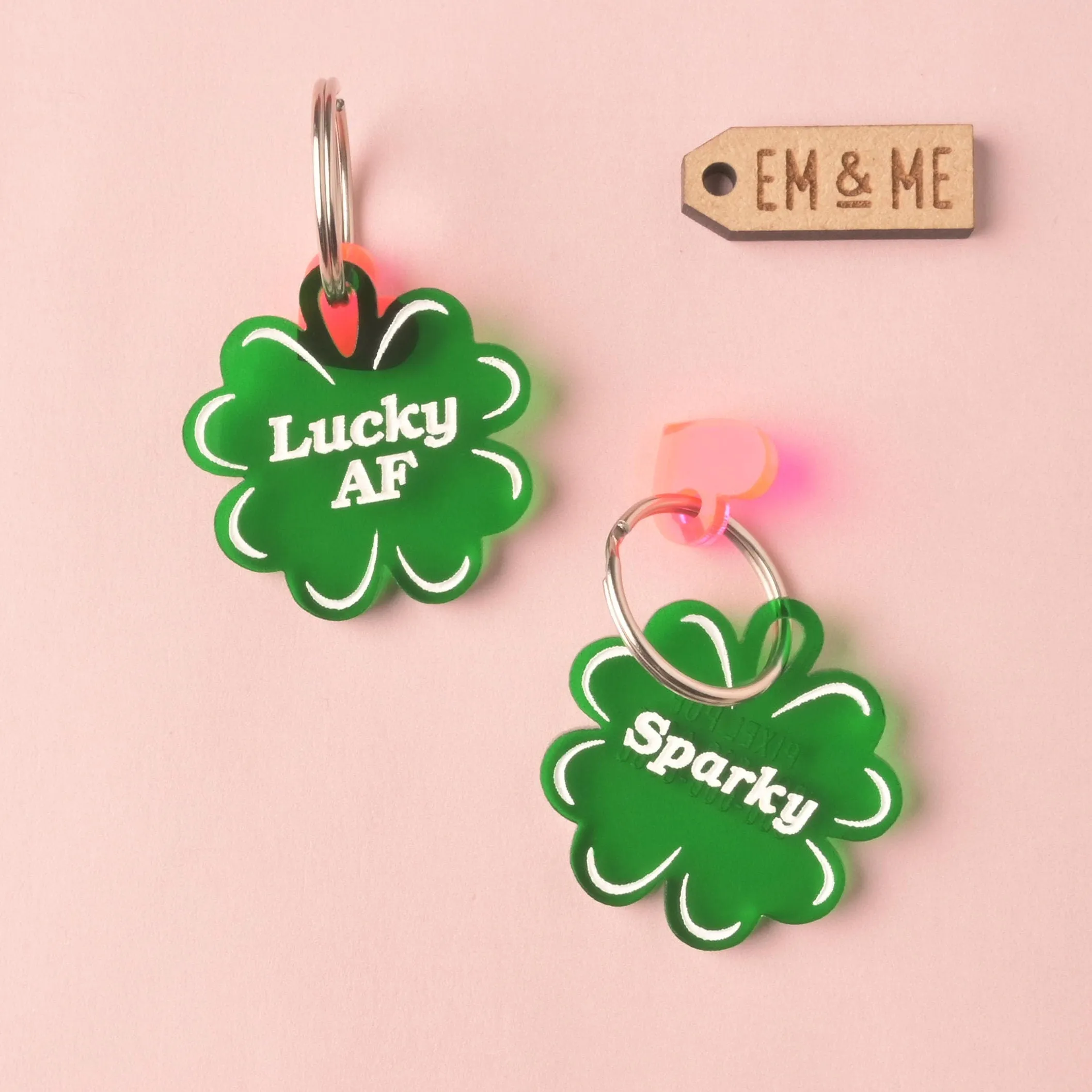 Lucky AF Personalized Pet Tag