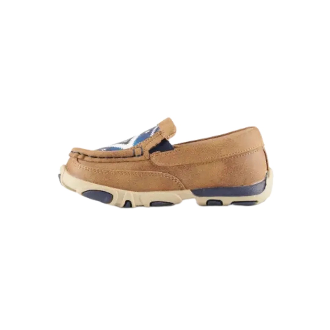 M&f Twister Western Boys Toddler Blakely Moccasin Shoes