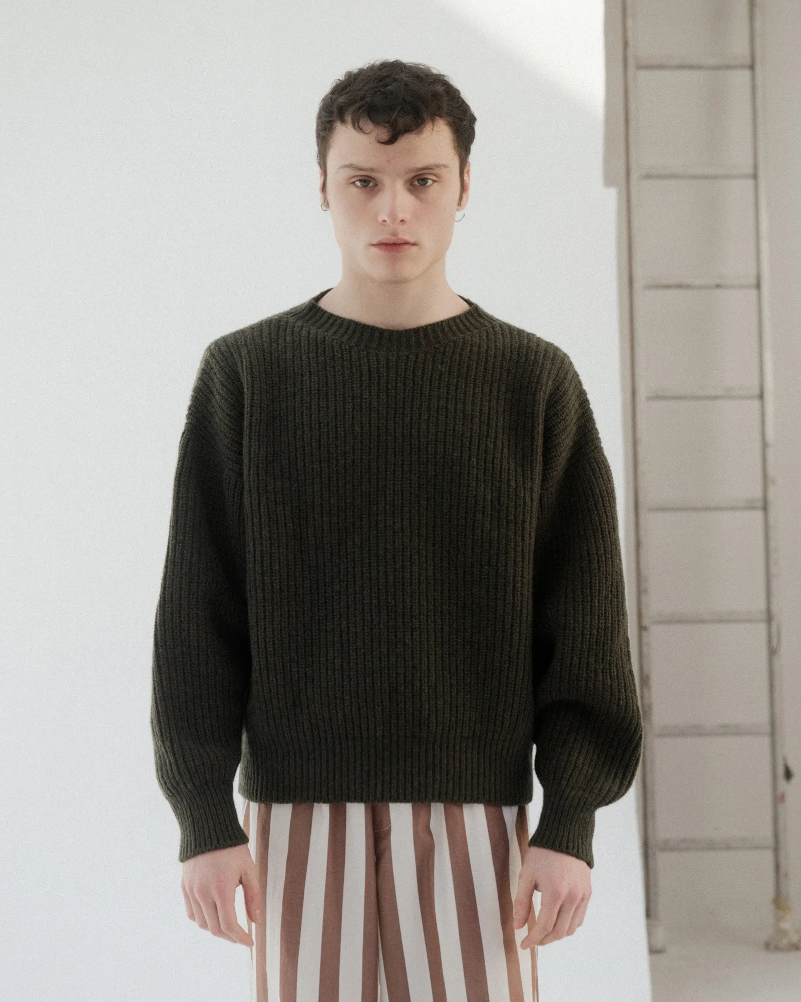 Mea Sweater - Recycled Wool - Foret