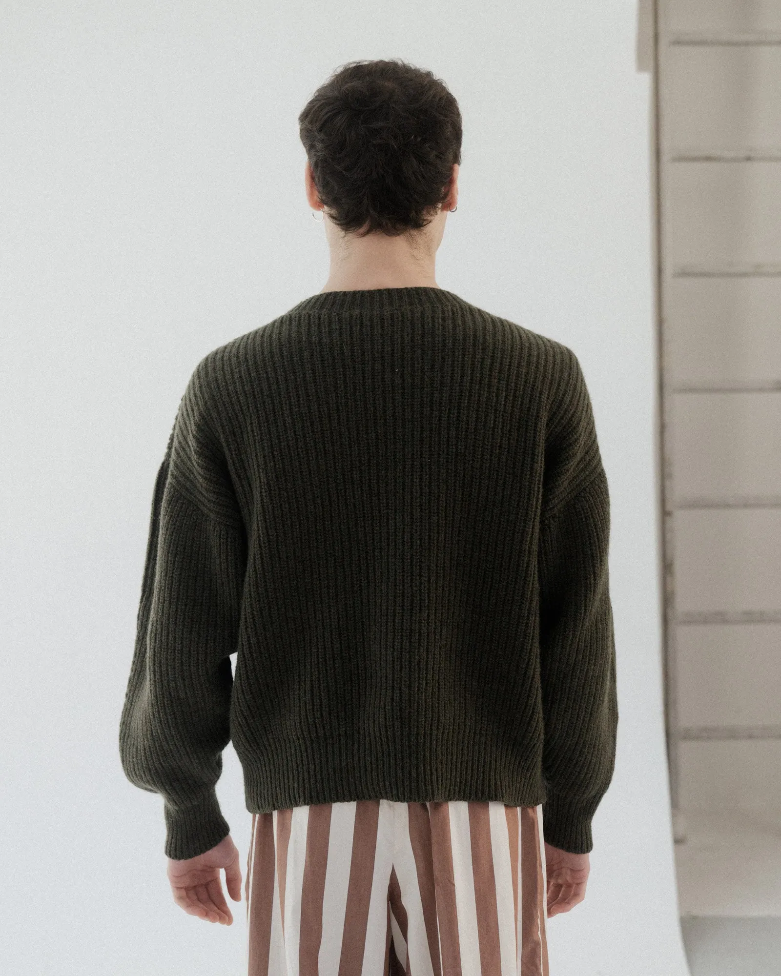 Mea Sweater - Recycled Wool - Foret