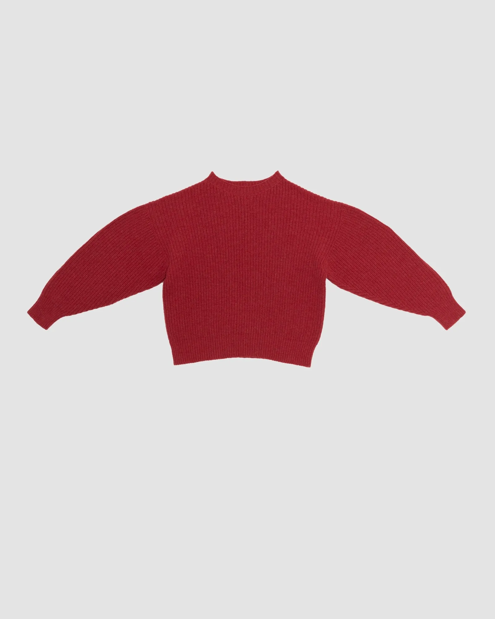 Mea Sweater - Recycled Wool - Red