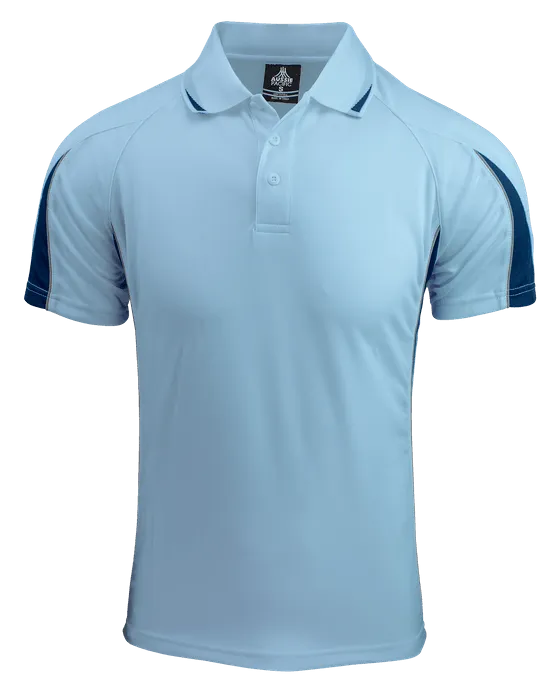 Mens Eureka Polo Sky/Navy