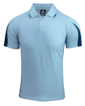 Mens Eureka Polo Sky/Navy