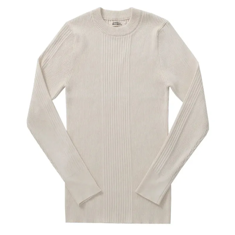 Men's Knitted Pullovers with Long Sleeves - Stretch Thick Casual Style