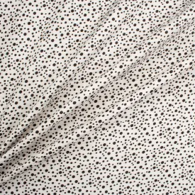 Monochrome Spot Printed Jacquard