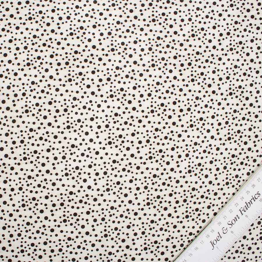 Monochrome Spot Printed Jacquard