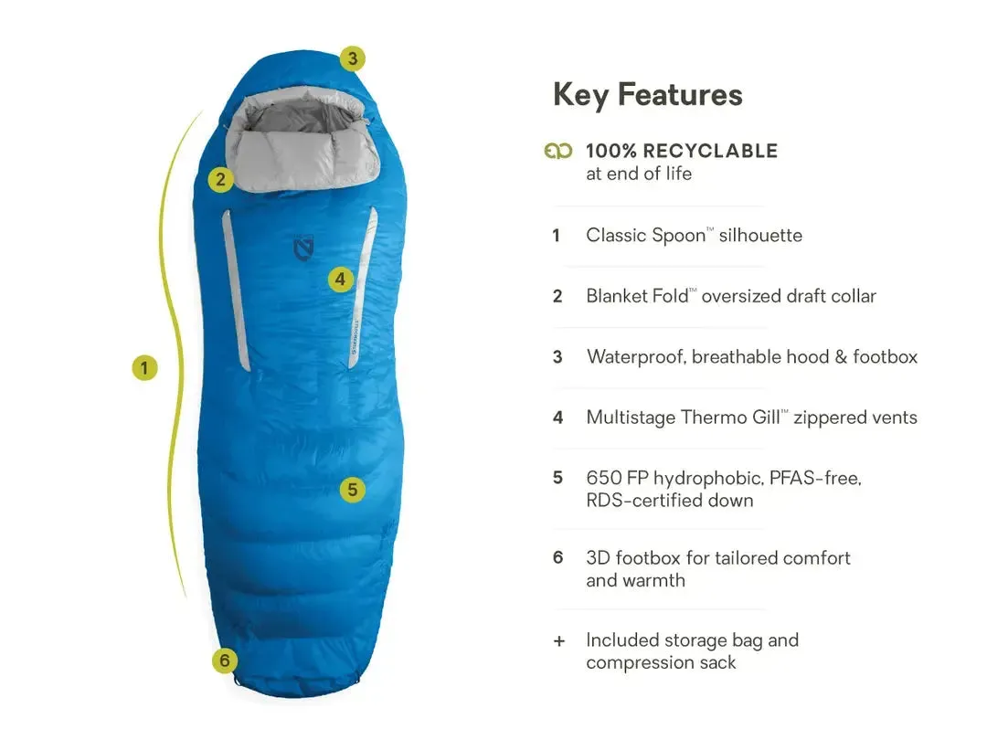 NEMO | Disco Men’s Endless Promise® Down Sleeping Bag 30˚F