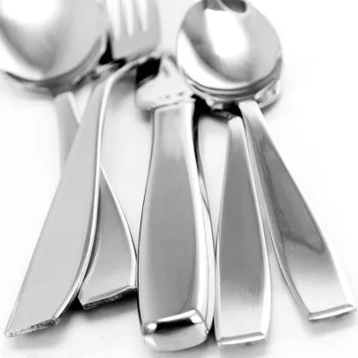 New - Gibson Home 20pc Stainless Steel Castleford Silverware Set