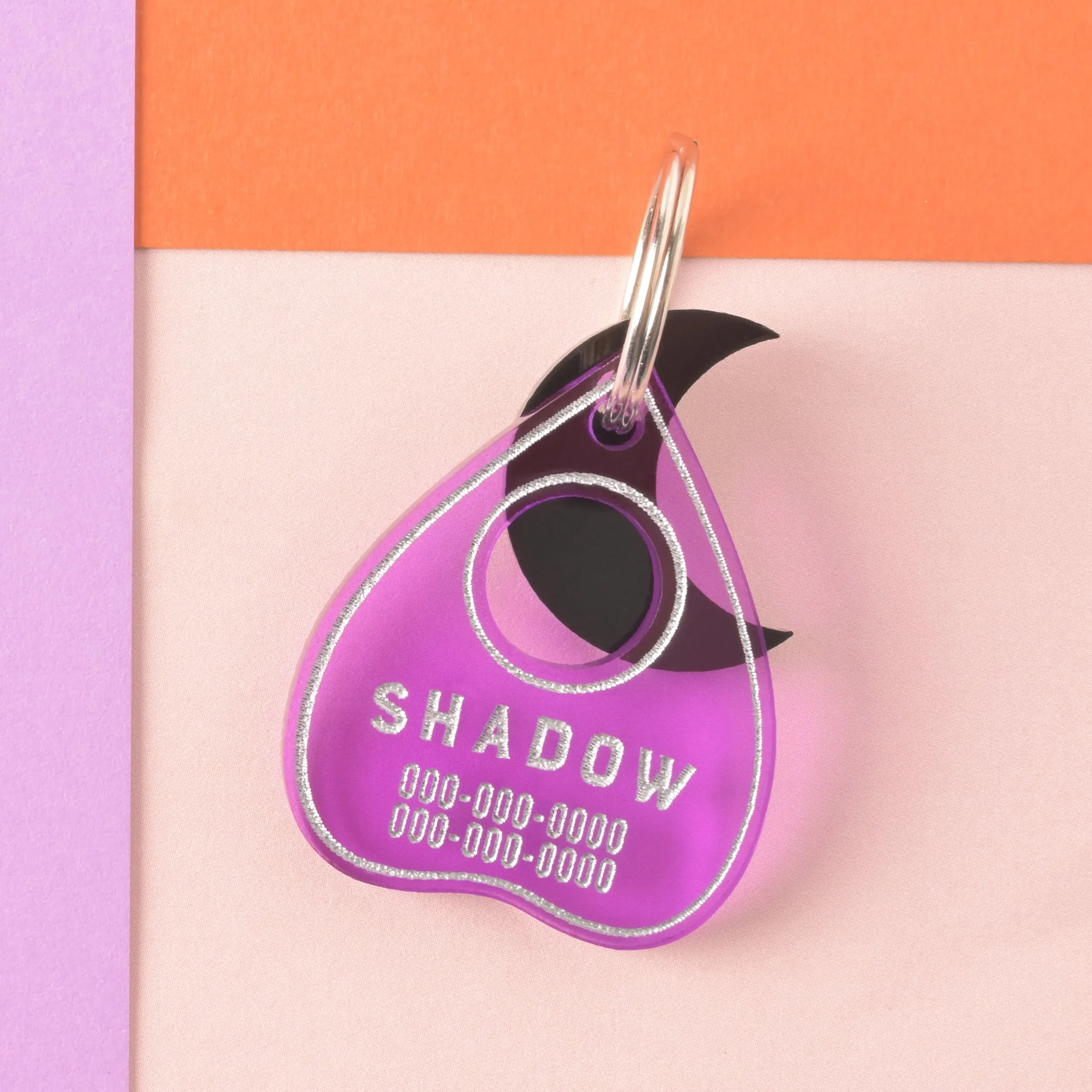 Ouija Planchette, Personalized Pet Tag