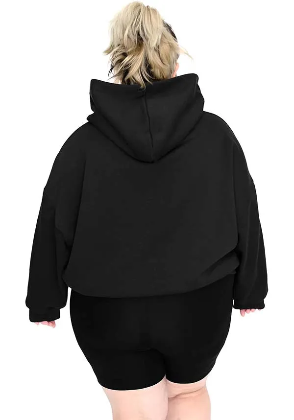 Oversized | CROP HOODIE