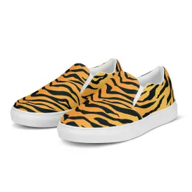 Rainbow Tiger Print Slip-on Shoes (female sizes)