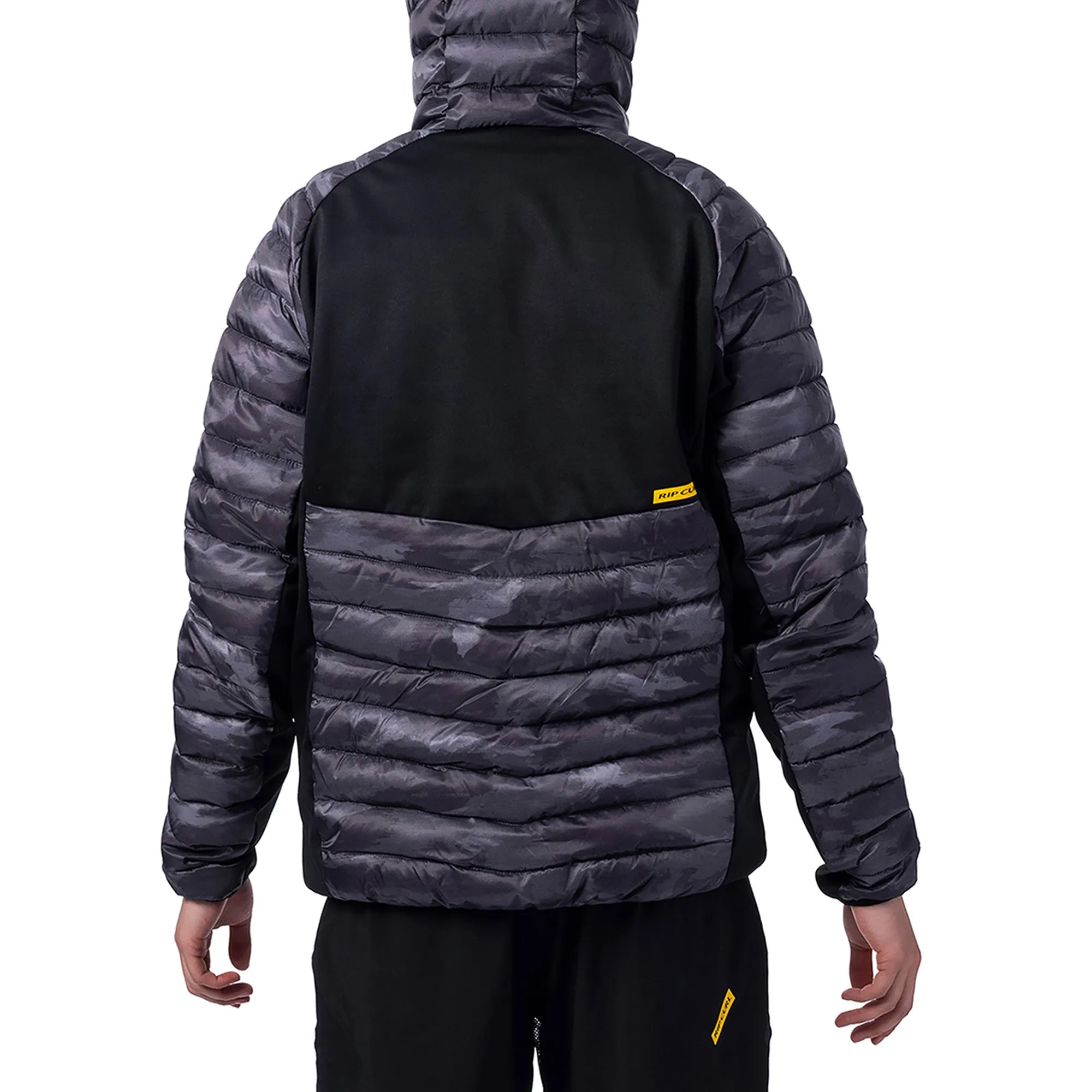 RIP CURL GUM PUFFER JACKET 2020 JET BLACK