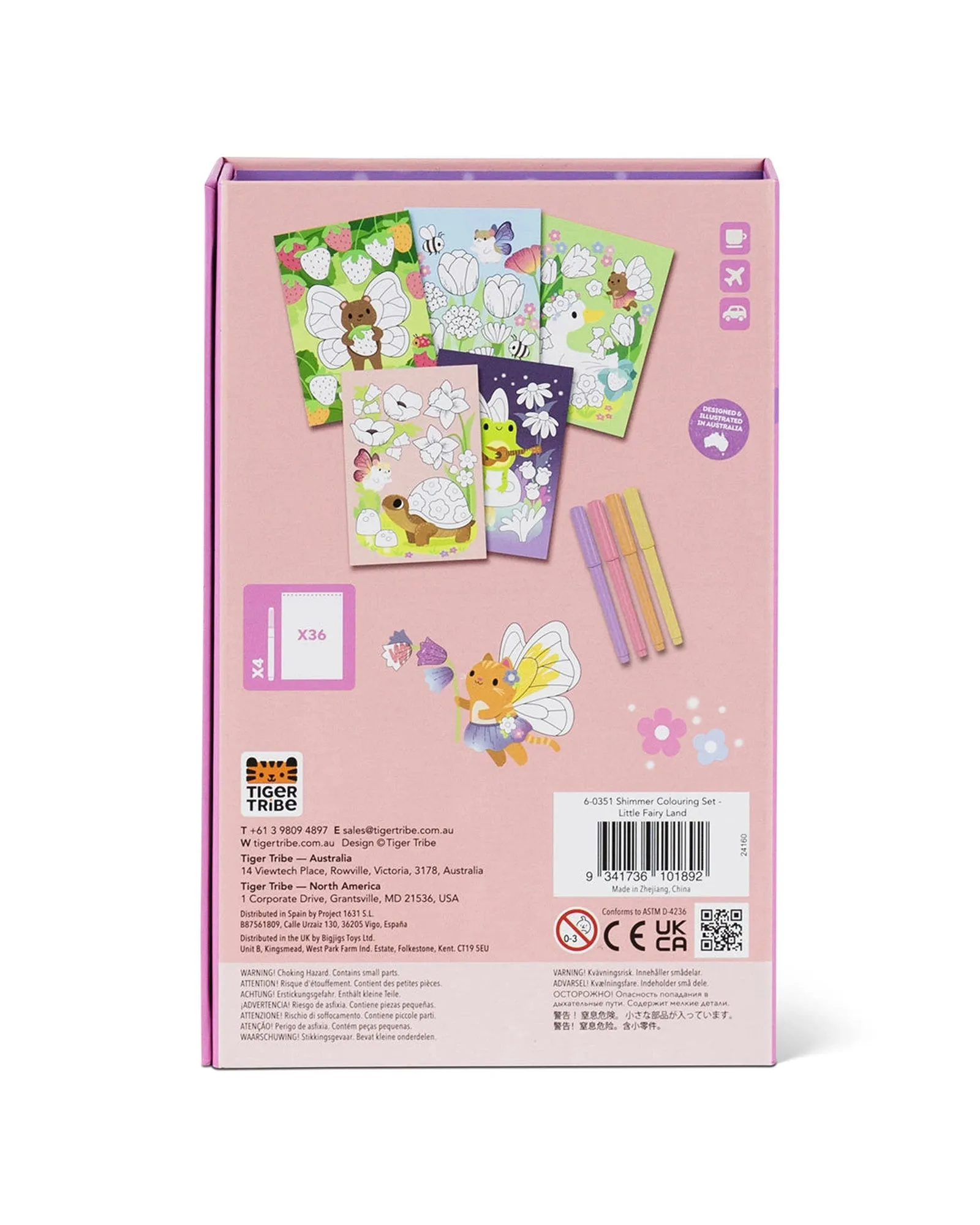 Shimmer Colouring Set - Little Fairy Land