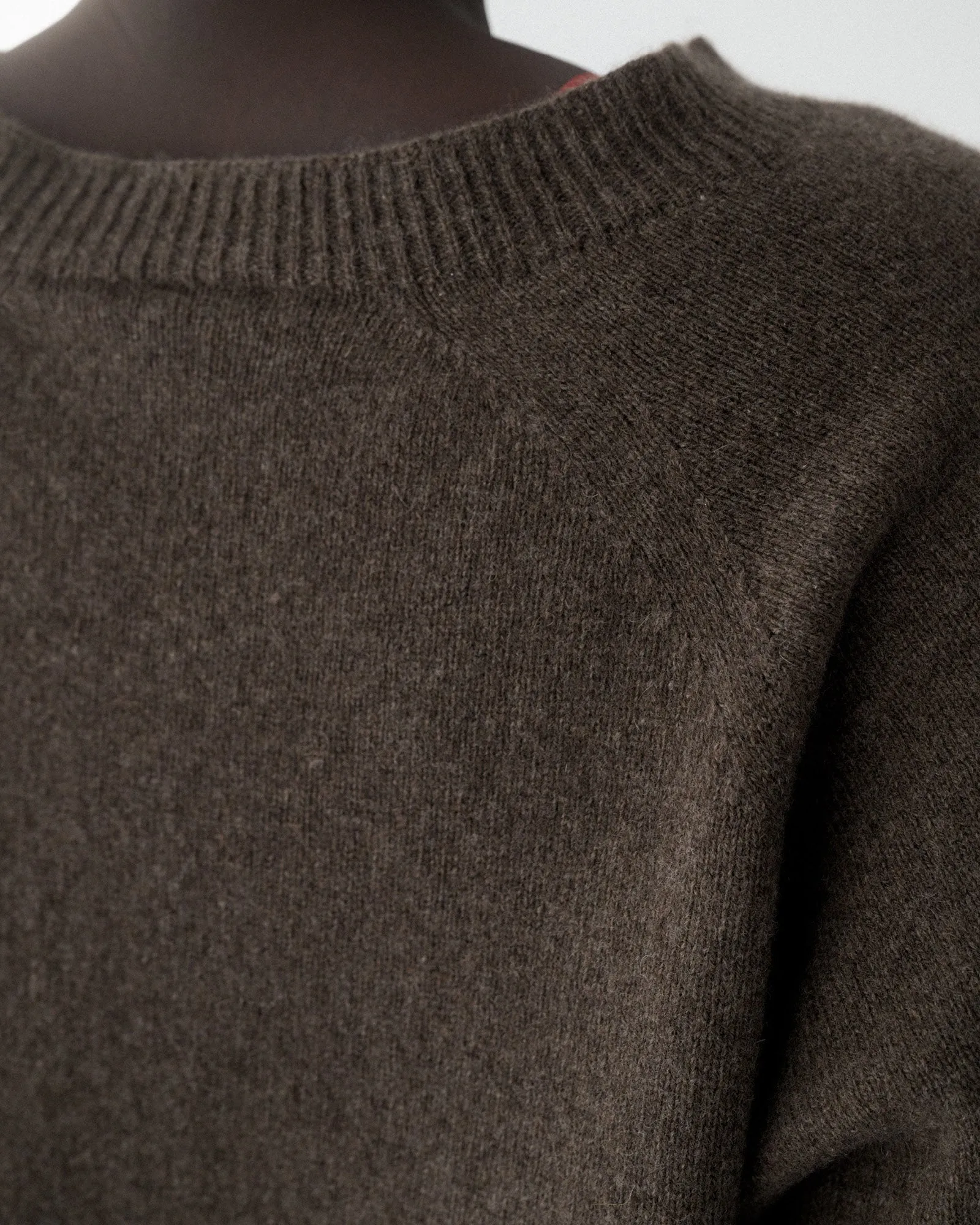 Soar Pullover - Recycled Cashmere - Teak Brown