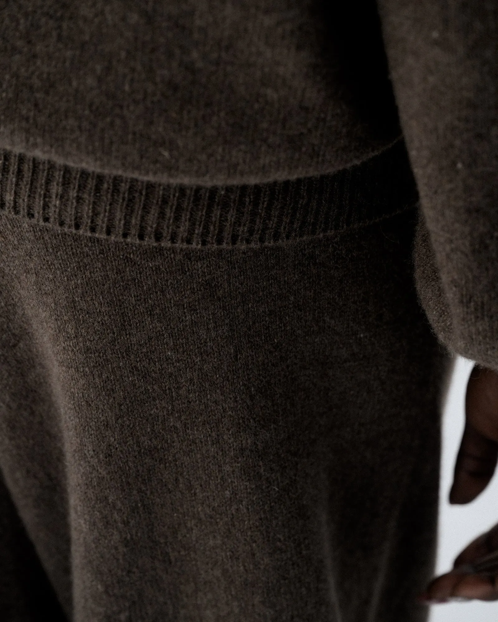 Soar Pullover - Recycled Cashmere - Teak Brown