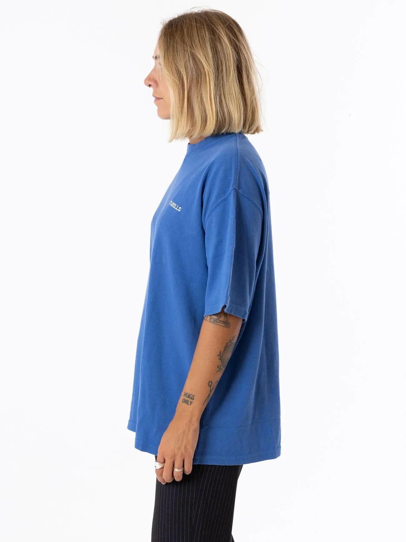 Spectral Oversized Tee - Vintage Royal Blue