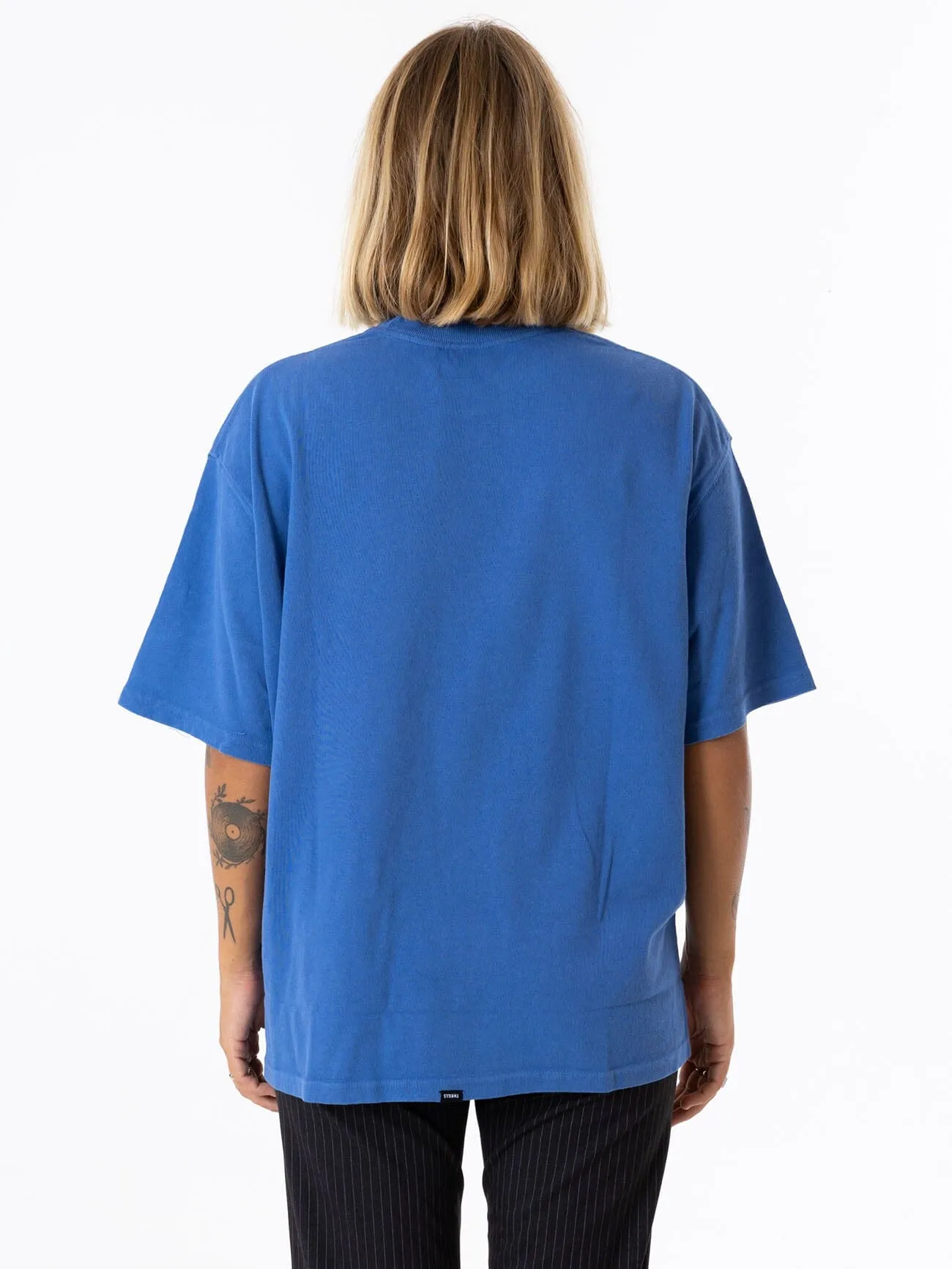 Spectral Oversized Tee - Vintage Royal Blue