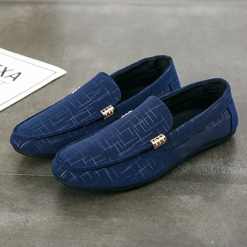 spring new shoes men's casual shoes trendy Korean version slip-on slip-on shoes men's cloth shoes