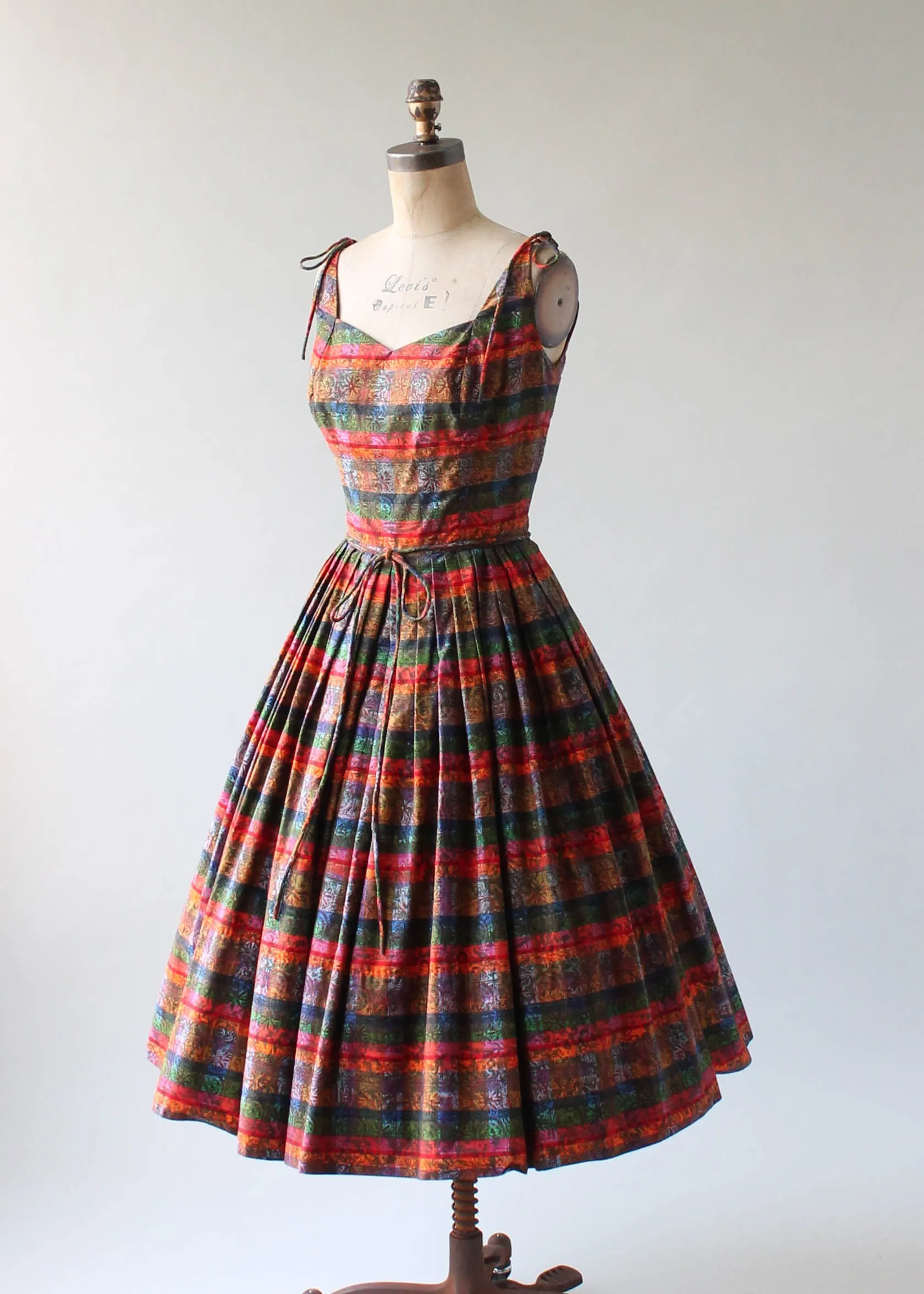 Vintage 1950s Palm Beach Summer Dress