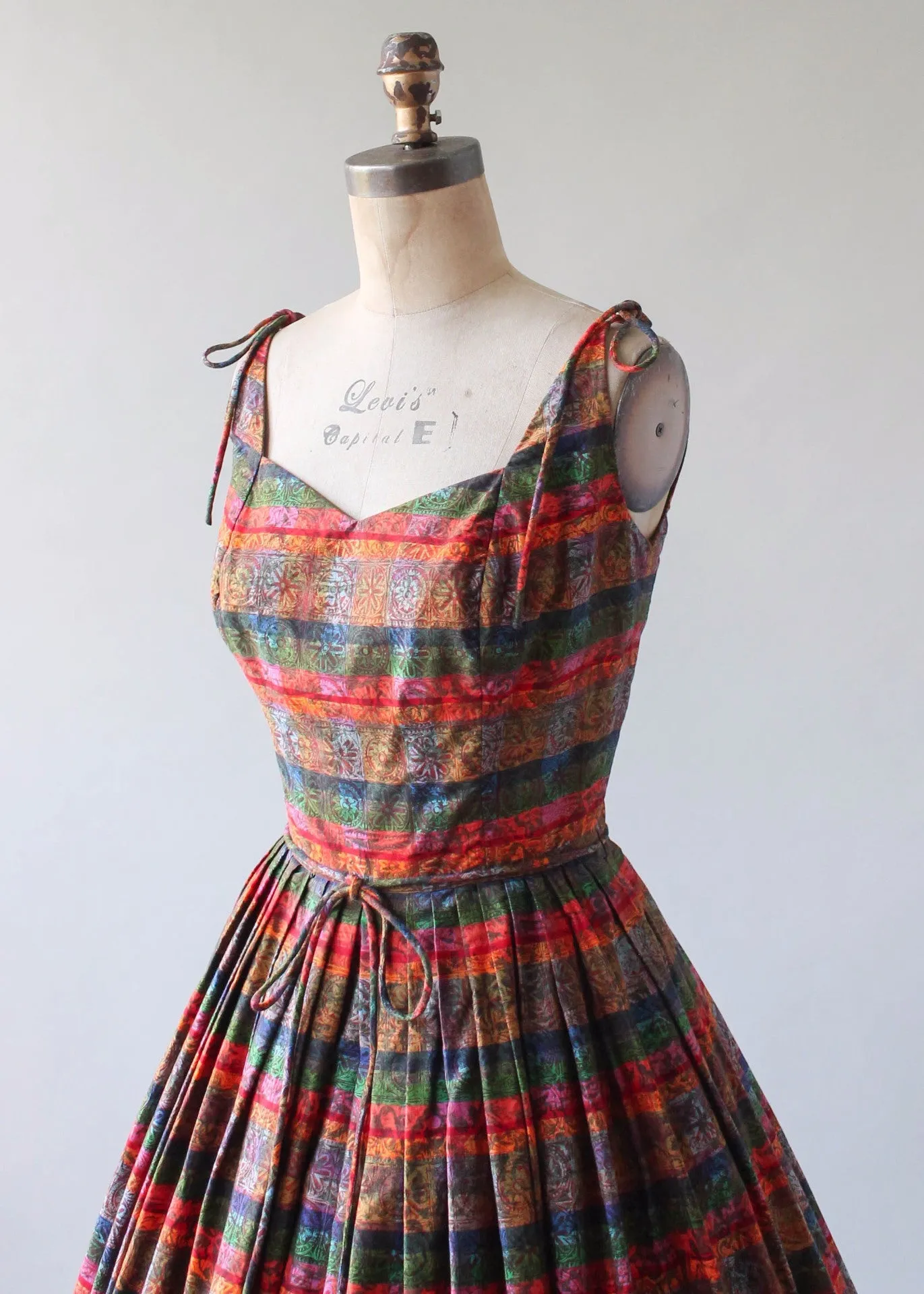 Vintage 1950s Palm Beach Summer Dress